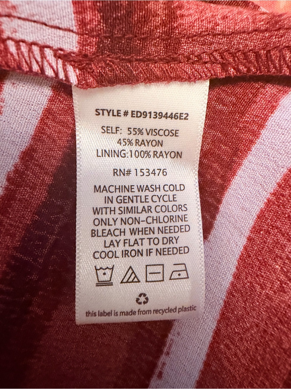 Evereve Burnt Orange and Lavendar Strapless Smocked Maxi Dress - Picture 4 of 5